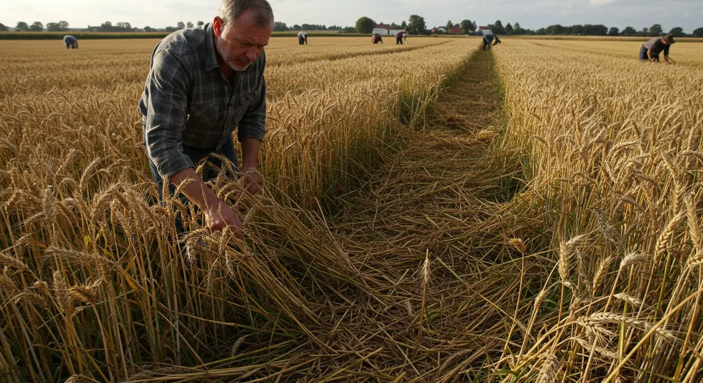 Why Do Wheat Fields Fall Flat and How Do Farmers Fight Back? - Multan Farms