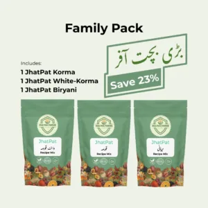 Family Pack of JhatPat Recipe Mixes
