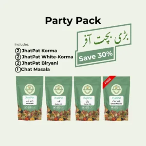 Party Pack of JhatPat Recipe Mixes